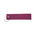 Purple Embroidery Tag Keychain