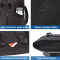Women'S Shoulder Tote Bag With Zip And Yoga Mat Closure