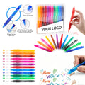 12 Colors Retractable Erasable Gel Pens Set