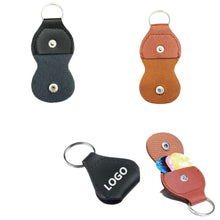 PU Leather Guitar Plectrums Bag with Keyring