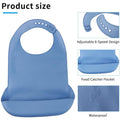 Adjustable Large Size Adult Elderly Silicone Bibs