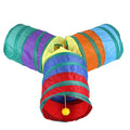 S-Shaped Folded Pet Tube With Interactive Peephole