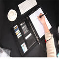 A4 Business Leather Portable Briefcase with Calculator