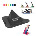 Three-Sided Pyramid Shape Mobile Stand