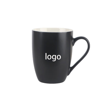 350Ml Black Matte Ceramic Cup