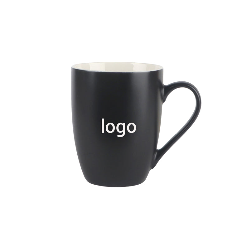 350Ml Black Matte Ceramic Cup