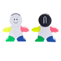 Human-Shaped Highlighter With Brush