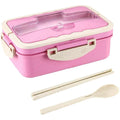 Wheat Straw Lunch Box With Tableware