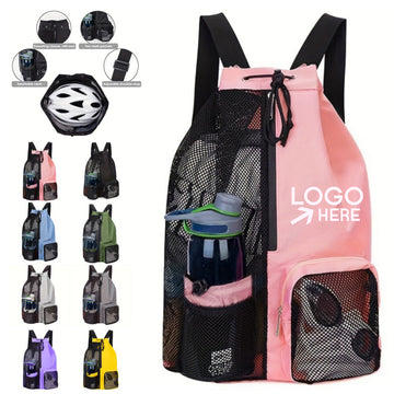 Mesh Drawstring Backpack