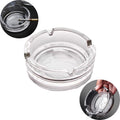 Transparent Glass Round Chimney