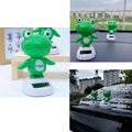Cute Frog Car Solar Decoration