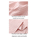 Quick Dry Lint Free Microfiber Waffle Grid Towel