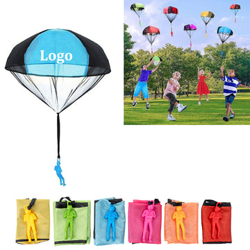 Children Hand Throwing Parachute Toy