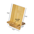 Bamboo Desktop Phone Holder