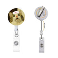 Custom Shaped Retractable Id Holder