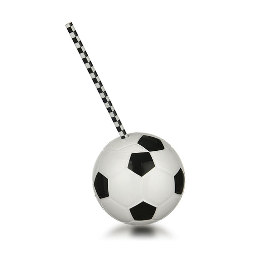 15oz Soccer Cups with Straws And Lids