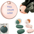 4000 mAh Round Make Up Mirror Hand Warmer Power Bank