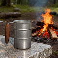 Retro Industrial Style Stainless Steel Cup