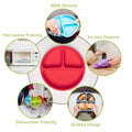 Silicone Suction Baby Devided Food Tray