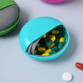 Round Rotating Single Compartment Organizer Pill Box