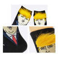 Trump Socks with Hair and Comb
