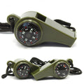 Multi-Functional 3-In-1 Emergency Whistle With Lanyard