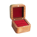 Black Walnut Square Jewelry Box