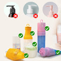 Silicone Travel Container Leak Proof Sleeve With Rin