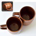 12oz Large Wooden Beer Mug