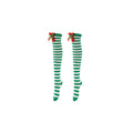 Christmas Bow Over-The-Knee Socks