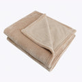 Stripe Jacquard Flannel Blanket