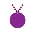 Mardi Gras Beads With 2.5" Medallion