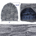 Lined Knit Warm Thick Stocking Beanie Hat