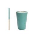 A Set Of Wheat Straw Cups and Straw Straws