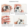 3-Stage Retractable Security Steel Cable Combination Lock