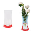 Portable PVC Plastic Foldable Flower Vase