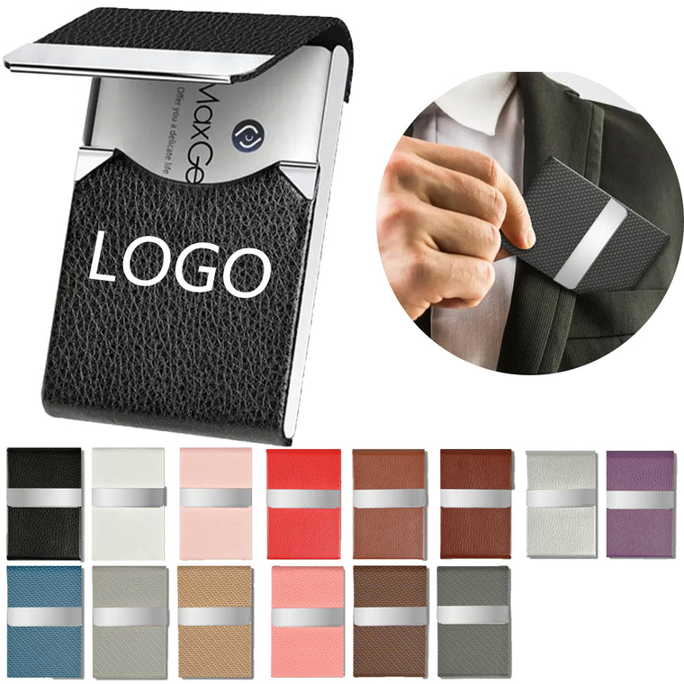 Pu Leather Business Card Case