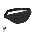 Large Crossbody Fanny Pack With 4 Zipper Pockets For Travel