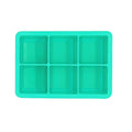 6 Flexible Silicone Ice Cube Trays