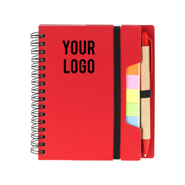 Notebook With Pen & Elastic Band Closure