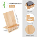 Bamboo Mobile Cell Phone Tablet Stand Detachable