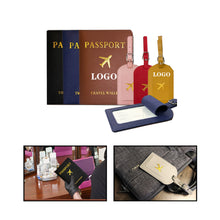 Luggage Tag And Passport Holder Set