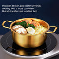 Korean Ramen Cooking Pot with Lid and Double Handle