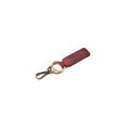 Vintage Faux Leather Keychain