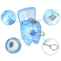 Tooth Shape Dental Floss Keychain