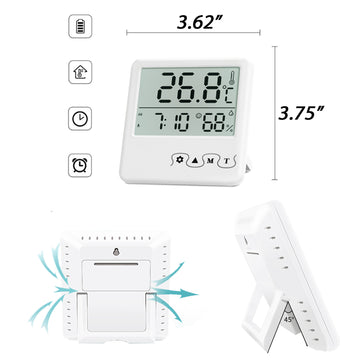 Wall Mountable Digital Thermometer And Hygrometer