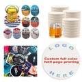 4" Disposable Paper Full Color Custom Coaster
