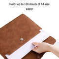 A4 Leather Business Document Bag