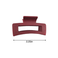 Matte Square Hair Claw Clip