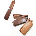 Folding Pocket Wooden Comb With The Engraving For Men
